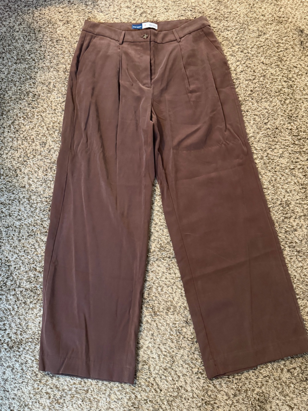 Old Navy Straight-Leg Pants in Brown